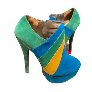 Wild Rose Booties with 5” Heels